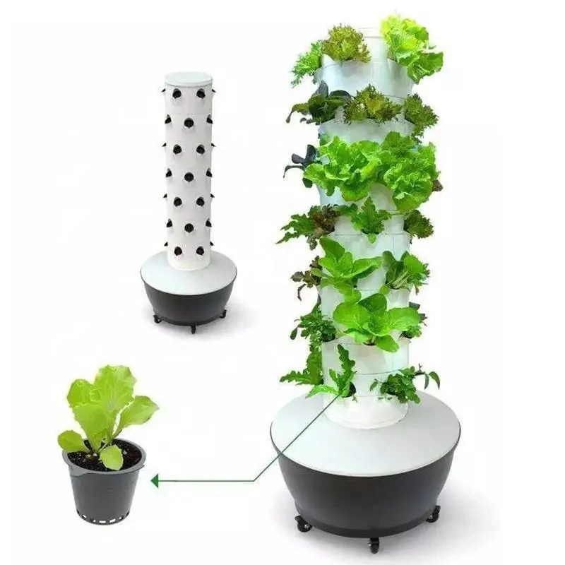 Hydroponic tower growth system